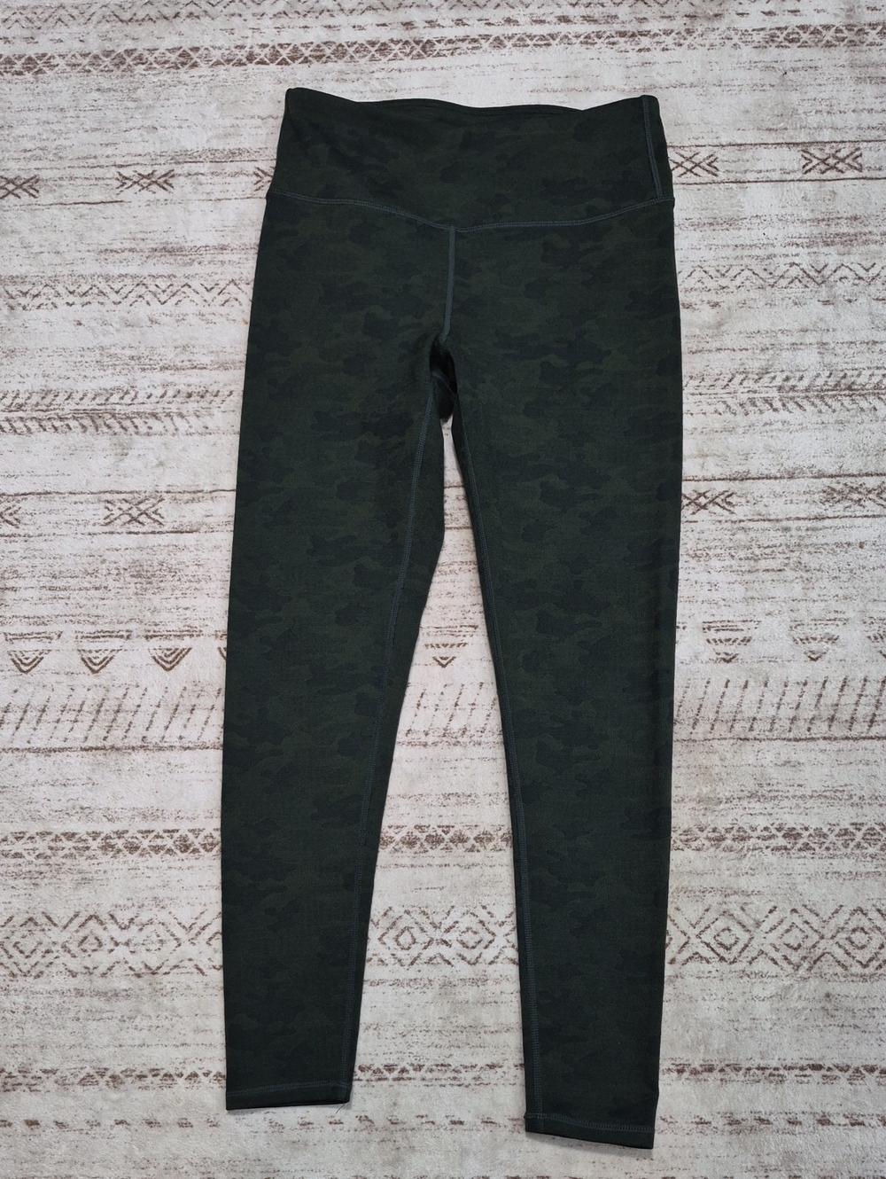 Kyodan Dark Green Camo High-Rise Leggings